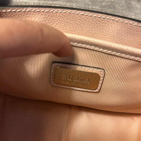 Furla Floral Beige Crossbody Bag - Picture 11 of 16